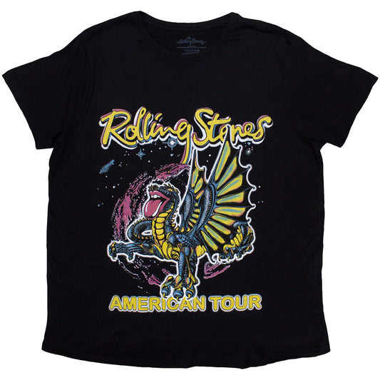 The Rolling Stones Ladies T-Shirt: American Tour Dragon