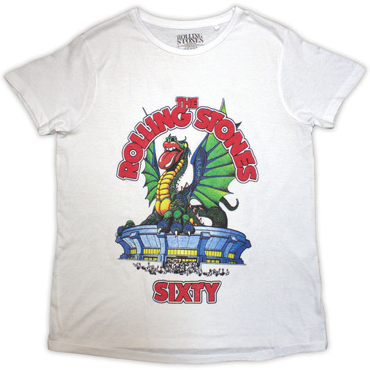 The Rolling Stones Ladies T-Shirt: Sixty Stadium Dragon