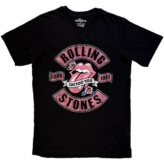 The Rolling Stones T-Shirt: Tour 1981 Tattoo You