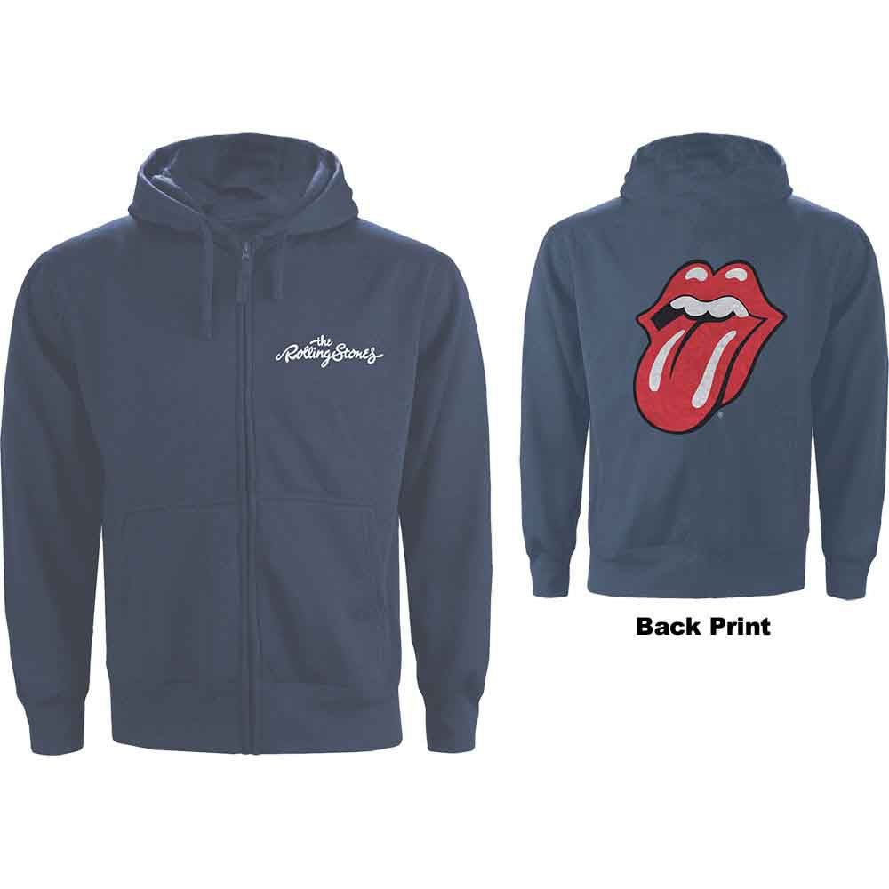The Rolling Stones Zipped Hoodie: Classic Tongue
