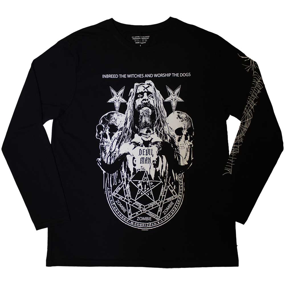 Rob Zombie Long Sleeve T-Shirt: Devil Man