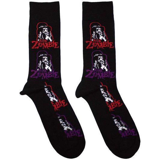 Rob Zombie Socks: Multicolour Repeats