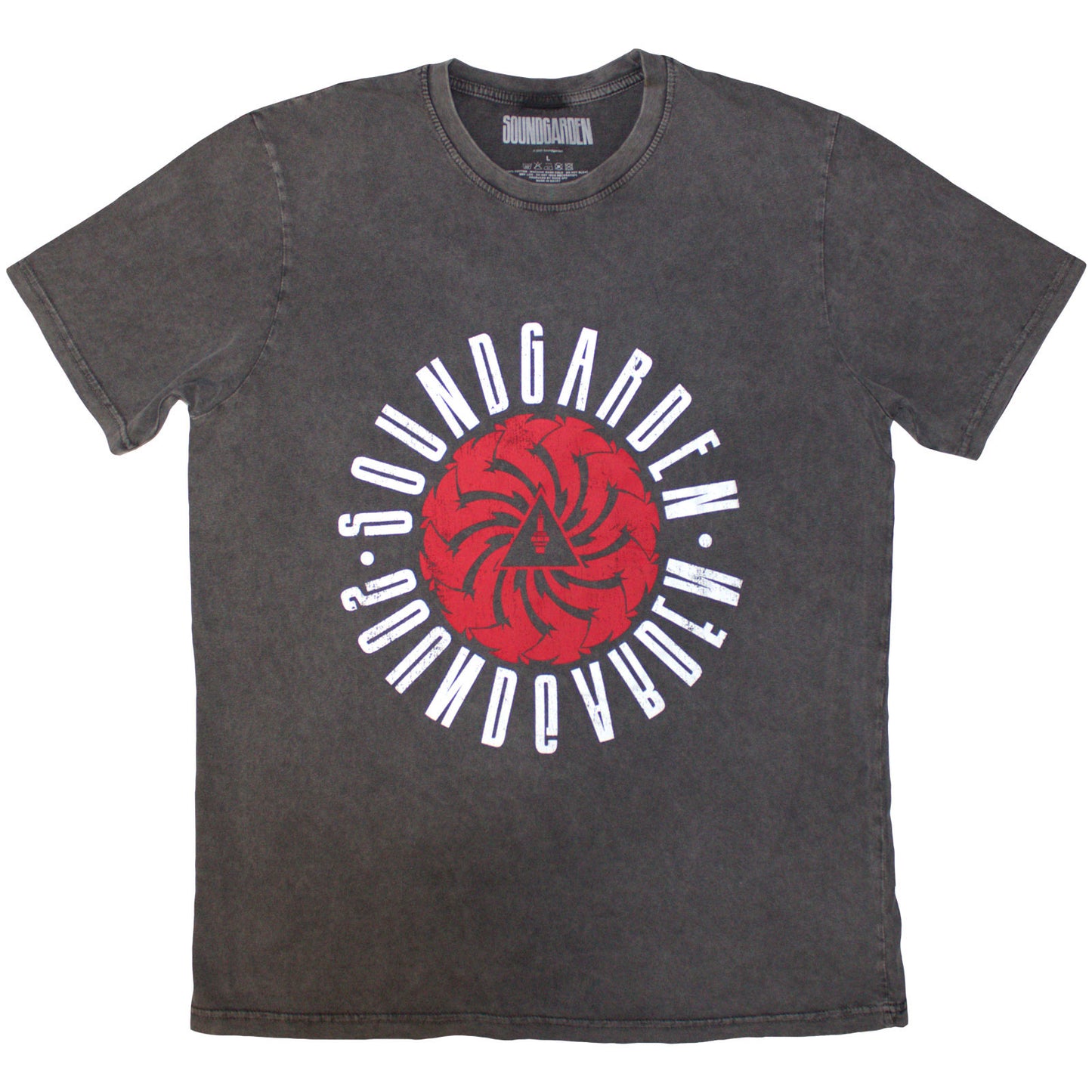 Soundgarden Stone Wash T-Shirt: Circle Logo