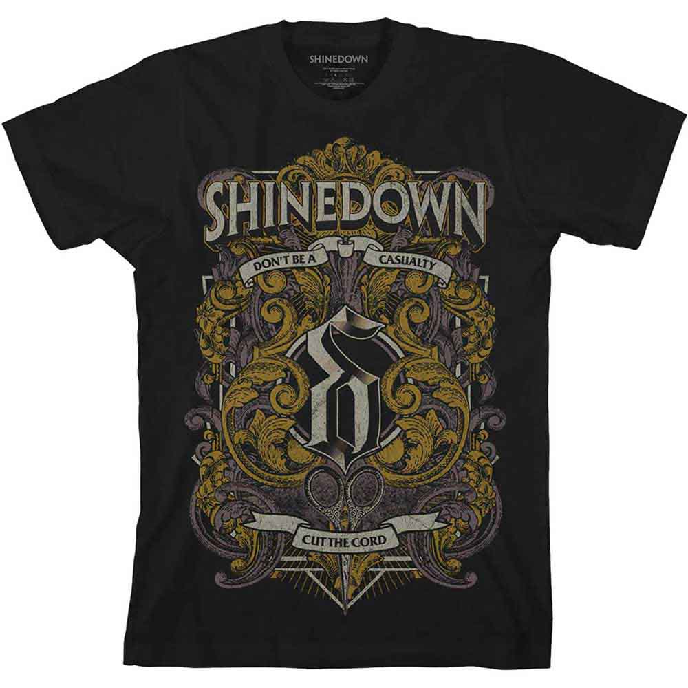 Shinedown T-Shirt: Ornamental Scissors