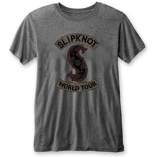 Slipknot Burnout T-Shirt: World Tour