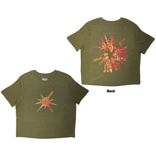 Slipknot Ladies Crop Top: The End  So Far Band Figures