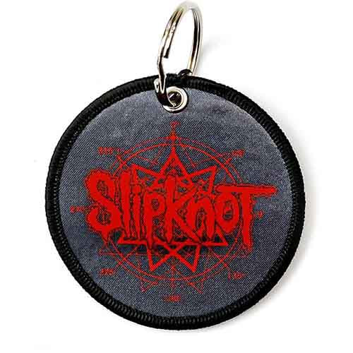 Slipknot Patch Keychain: Logo & Nonagram