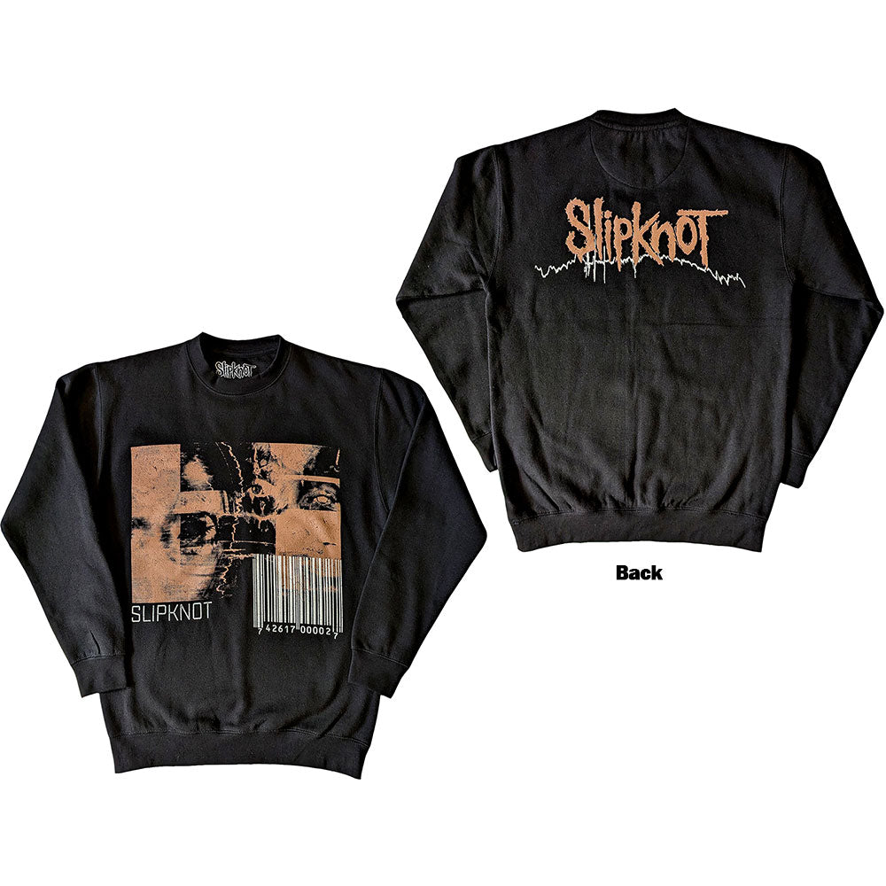 Slipknot Sweatshirt: The End  So Far Faces & Barcode