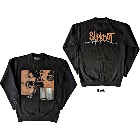 Slipknot Sweatshirt: The End  So Far Faces & Barcode