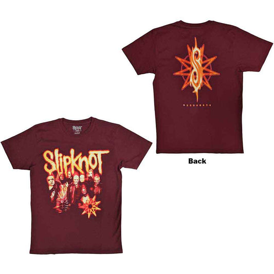 Slipknot T-Shirt: The End  So Far Group Photo Tribal S Nonogram