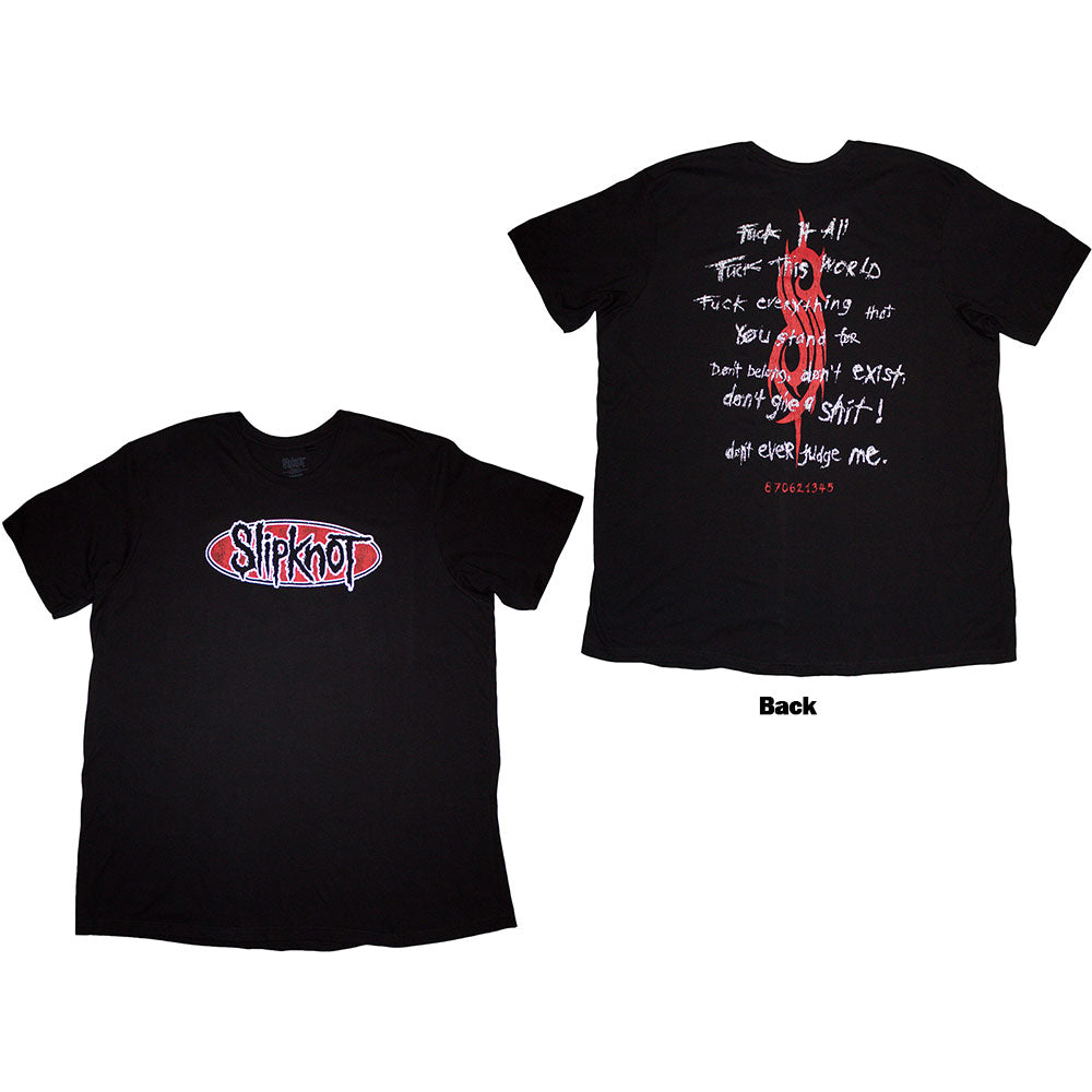Slipknot T-Shirt: F It All