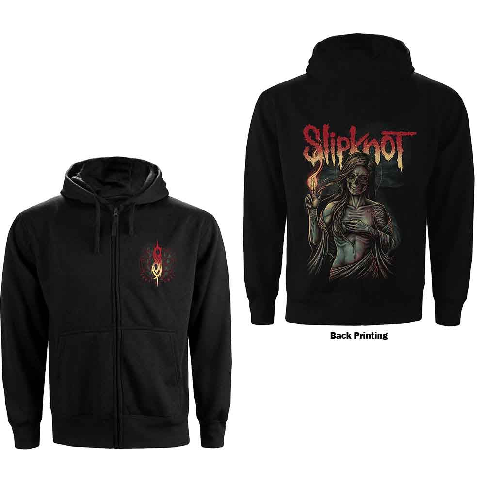 Slipknot Zipped Hoodie: Burn Me Away