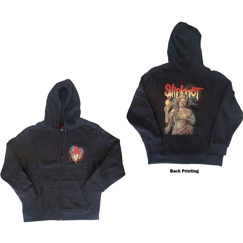 Slipknot Zipped Hoodie: Burn Me Away