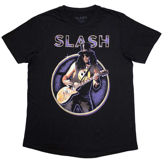 Slash T-Shirt: Purple Circle