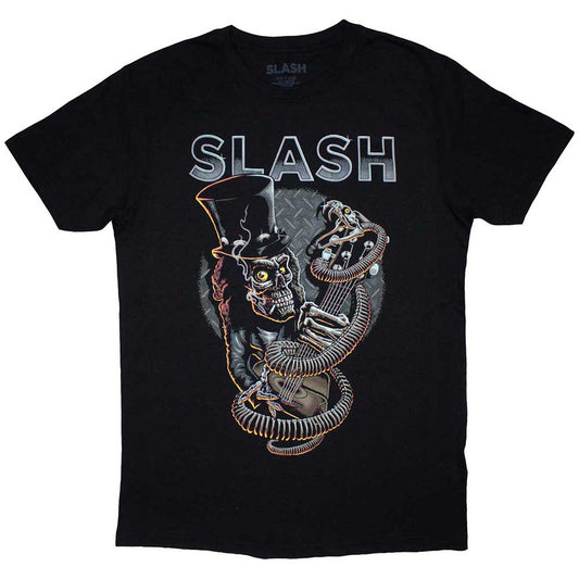 Slash T-Shirt: Skull Guitar Snake