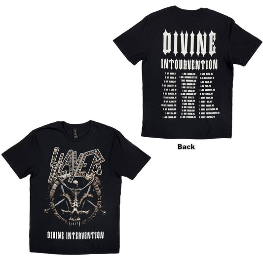 Slayer T-Shirt: Divine Intervention 2014 Dates