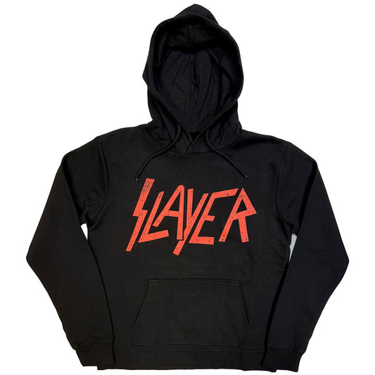 Slayer Pullover Hoodie: Distressed Logo