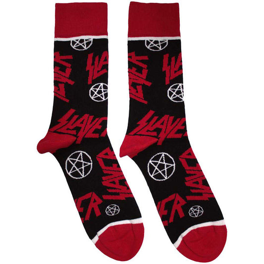 Slayer Socks: Logos and Pentagrams