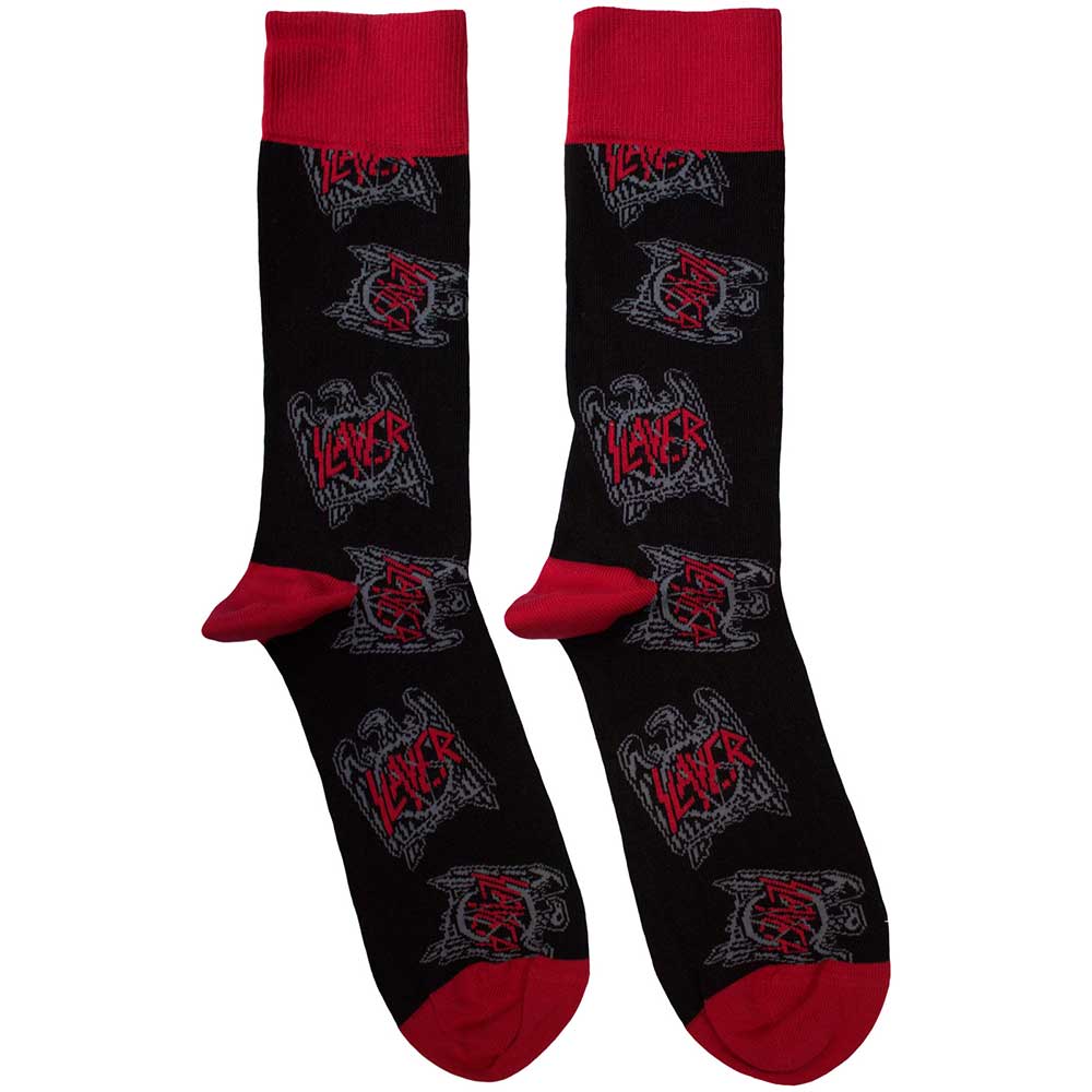 Slayer Socks: Eagle Crest Pattern