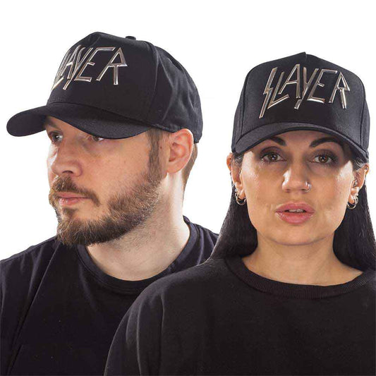 Slayer Baseball Cap: Sonic Silver Logo