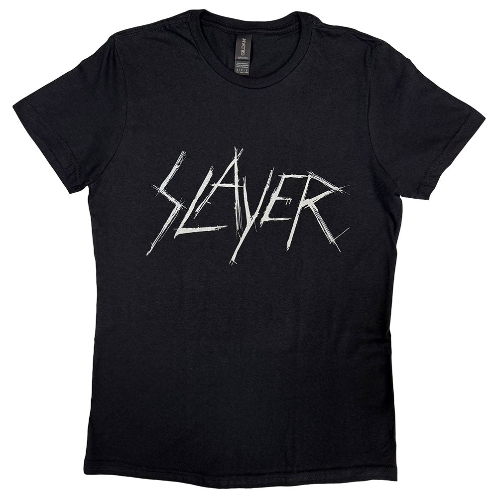 Slayer Ladies T-Shirt: Scratchy Logo