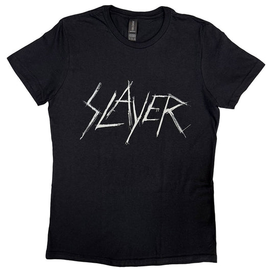 Slayer Ladies T-Shirt: Scratchy Logo