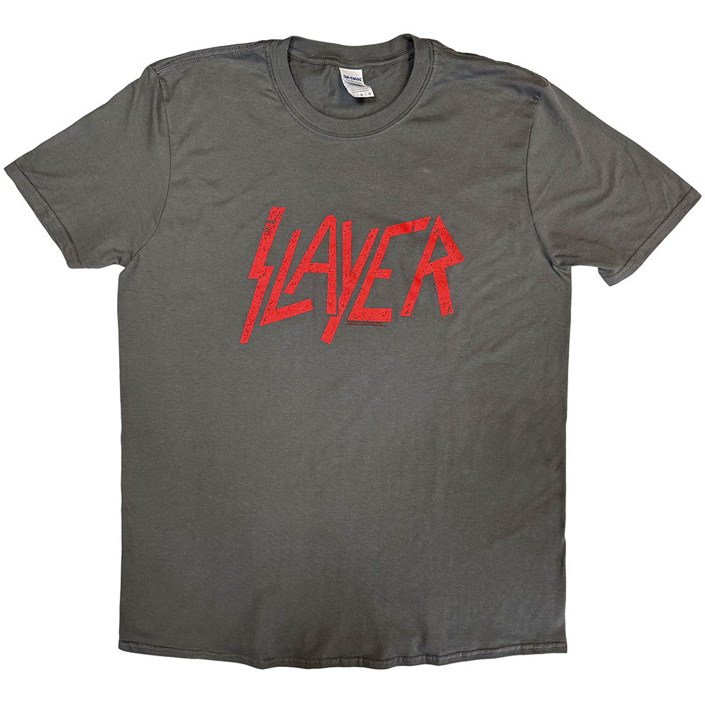 Slayer T-Shirt: Distressed Logo