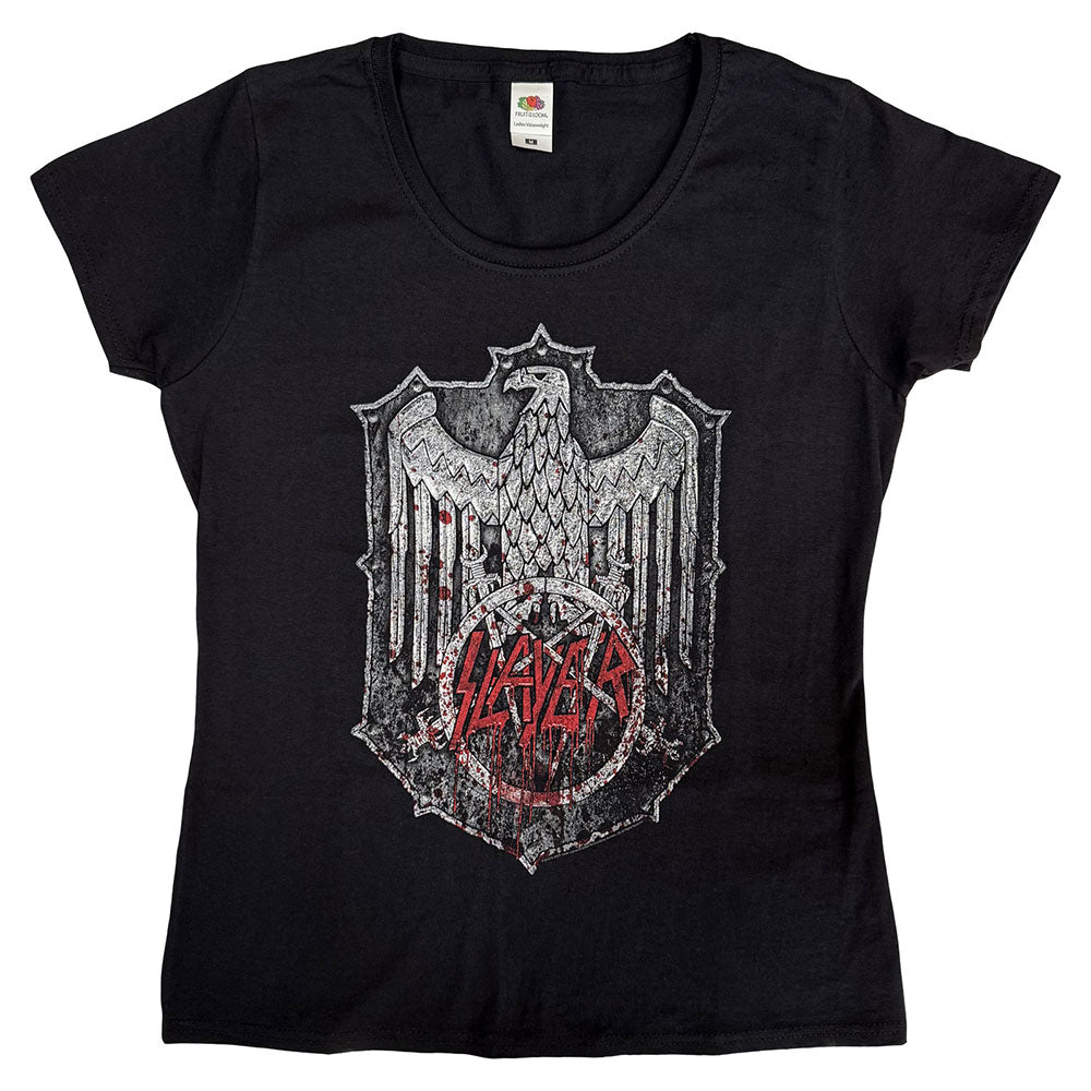 Slayer Ladies T-Shirt: Bloody Shield