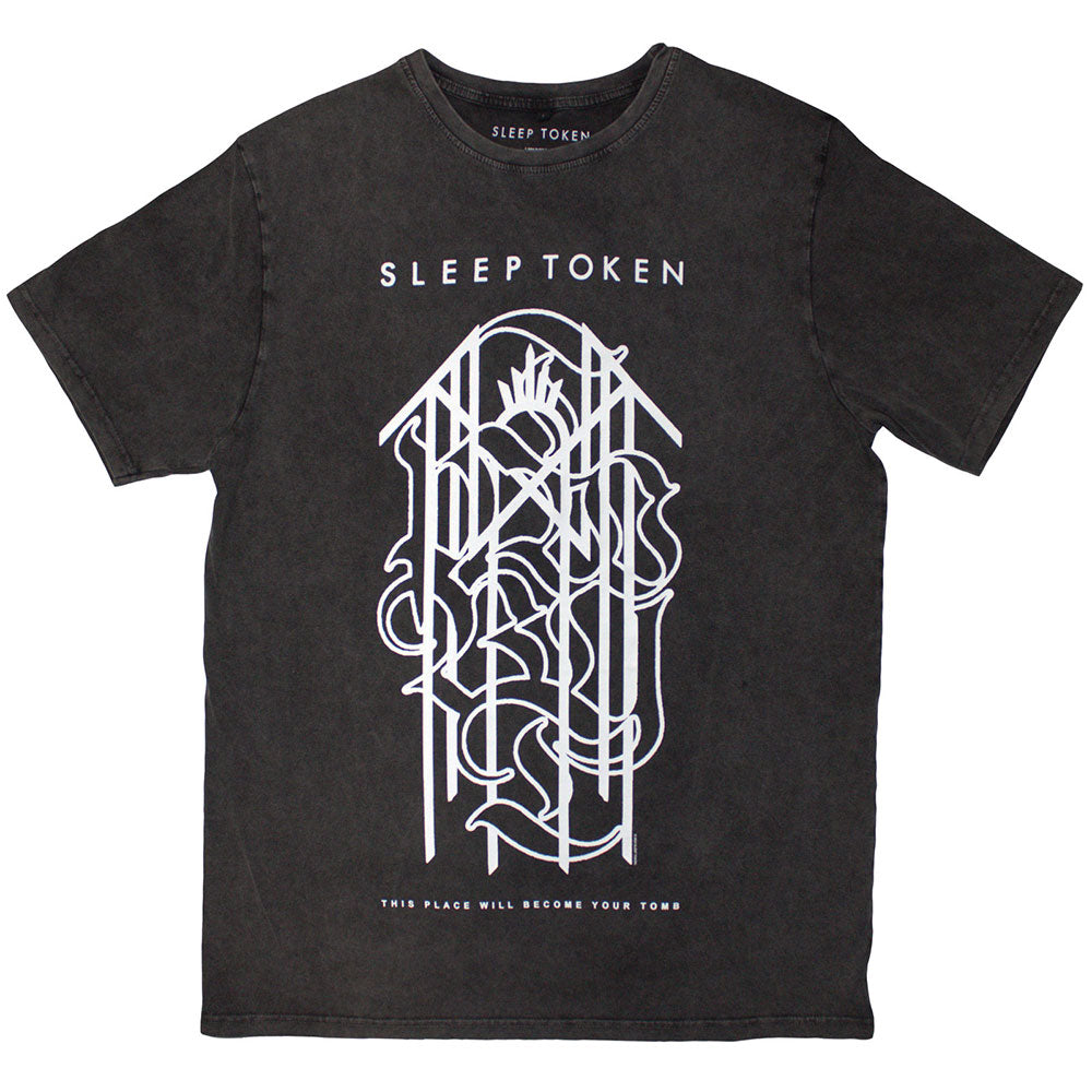 Sleep Token Stone Wash T-Shirt: Tomb Sigil