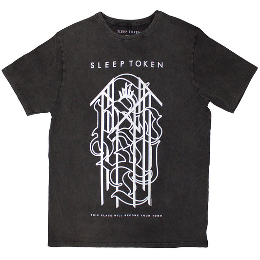 Sleep Token Stone Wash T-Shirt: Tomb Sigil