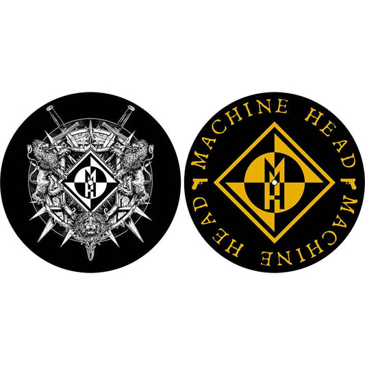 Machine Head Turntable Slipmat Set: Crest