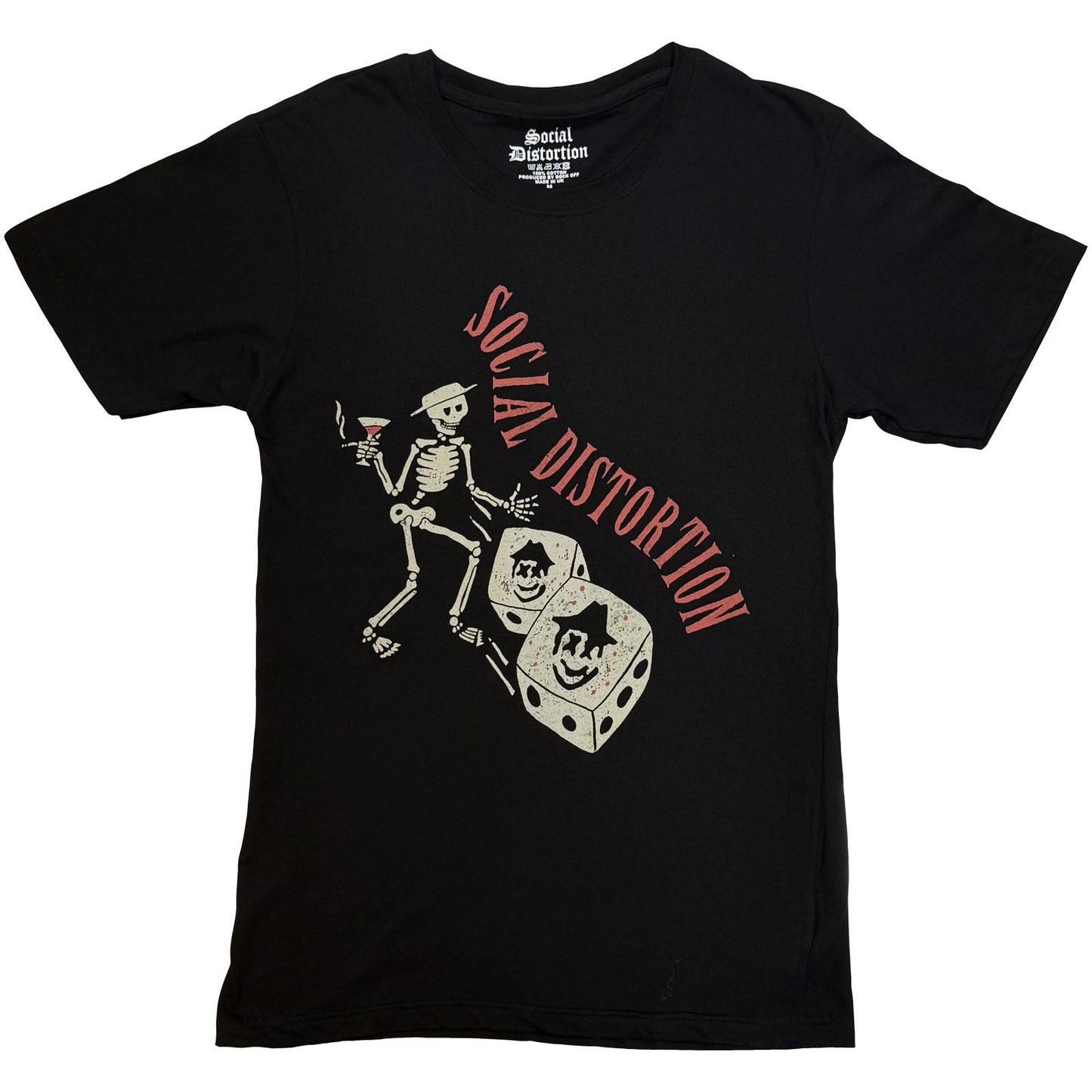 Social Distortion T-Shirt: Skully Dice Vintage