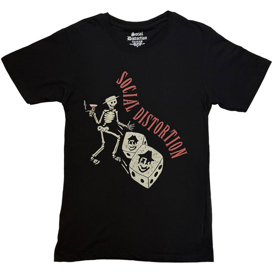 Social Distortion T-Shirt: Skully Dice Vintage
