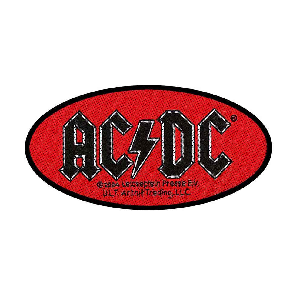 AC/DC Patch: Oval Logo