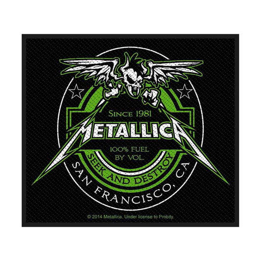 Metallica Patch: Beer Label