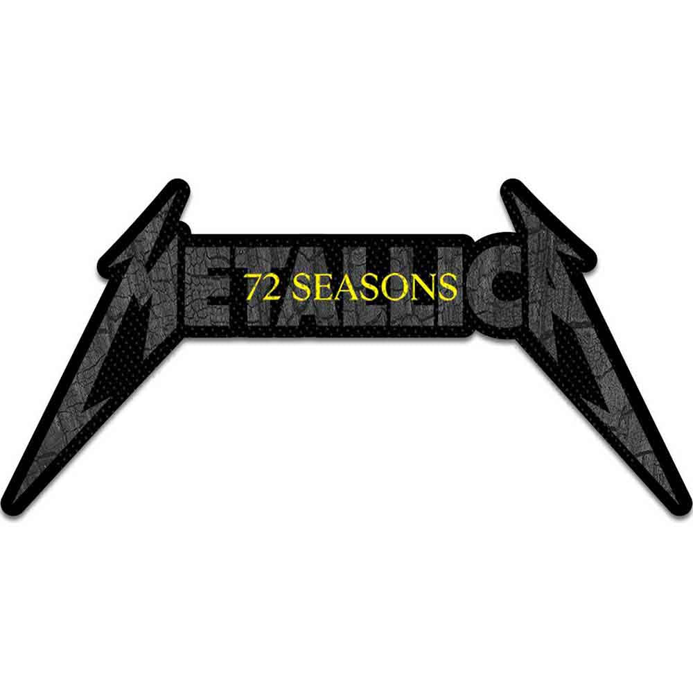 Metallica Patch: 72 Seasons Charred Logo Cut Out