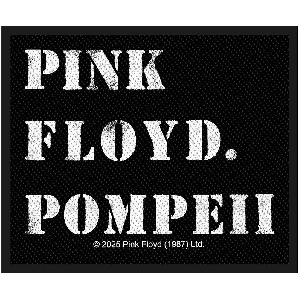 Pink Floyd Standard Woven Patch: Stencil Logo