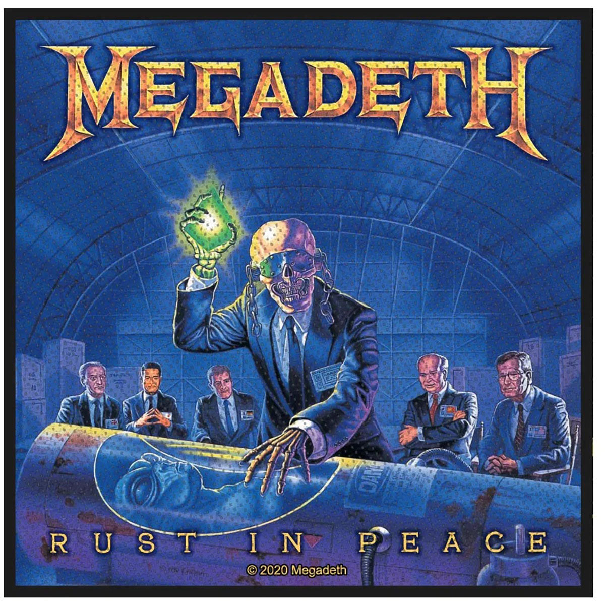 Megadeth Standard Woven Patch: Rust In Peace