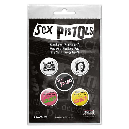 The Sex Pistols Badge: Never Mind The B****