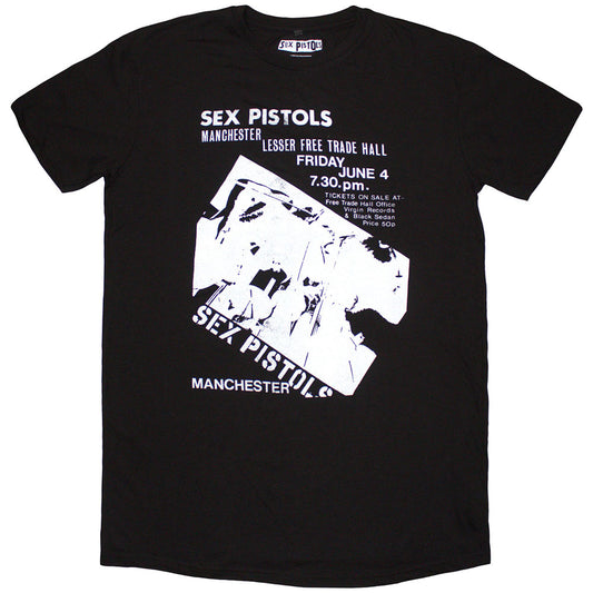 The Sex Pistols Ladies T-Shirt Dress: Manchester Flyer