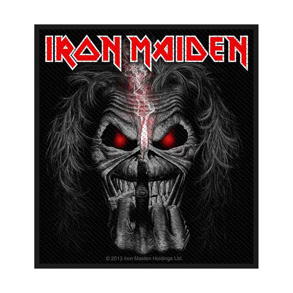 Iron Maiden Patch: Eddie Candle Finger
