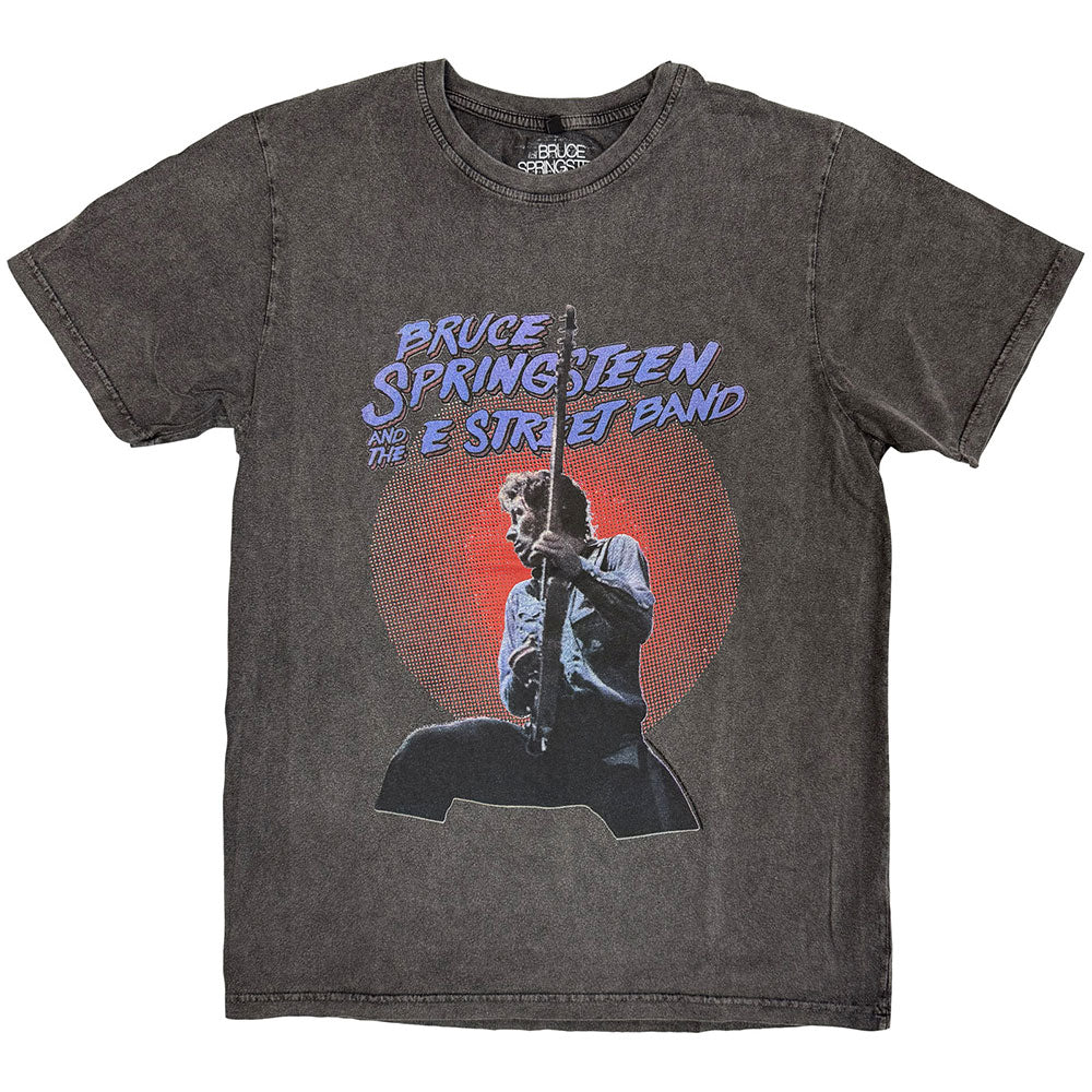 Bruce Springsteen Stone Wash T-Shirt: Live Photo