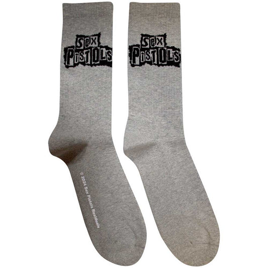 The Sex Pistols Terry Socks: Stacked Logo