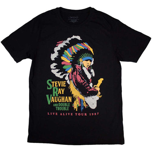 Stevie Ray Vaughan T-Shirt: Double Trouble