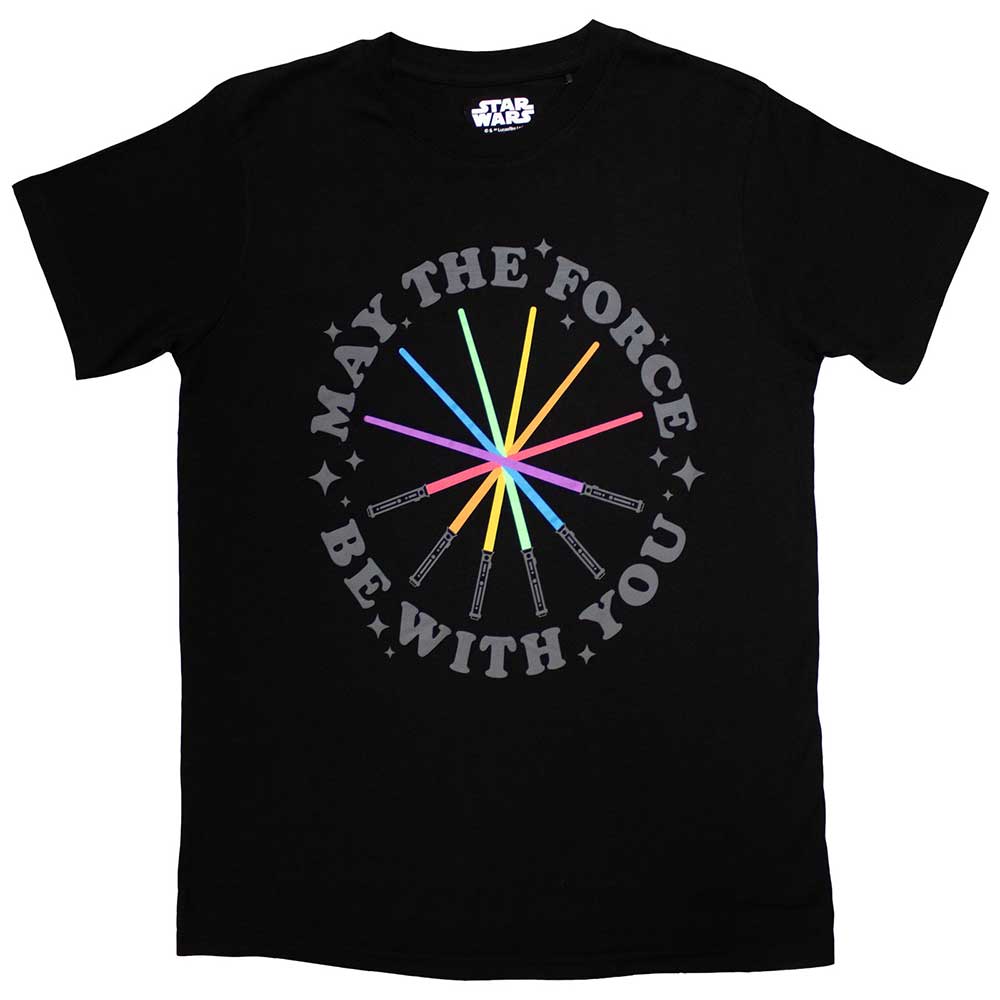 Star Wars T-Shirt: Rainbow Sabers