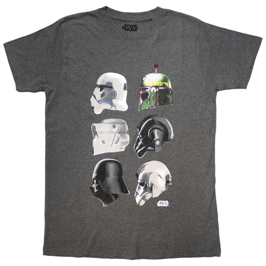 Star Wars T-Shirt: Helmet Profiles