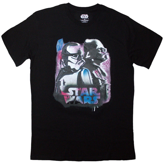 Star Wars T-Shirt: Vader & Trooper Neon