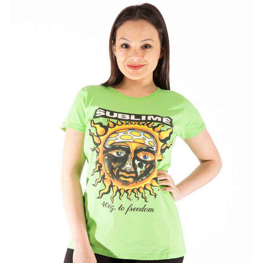 Sublime Ladies T-Shirt: 40oz To Freedom