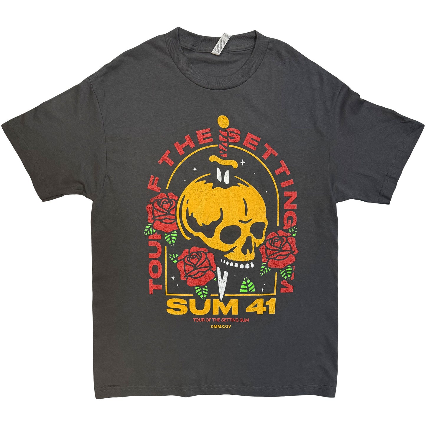 Sum 41 T-Shirt: Tour '24 Pt.2 Skull & Roses