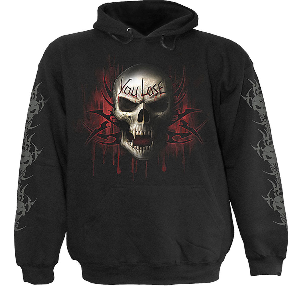Spiral Pullover Hoodie: Game Over